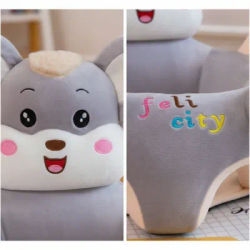 Baby Learning Seat Cushioned Baby Sitting Chair Infant Support Chair Soft Infant Floor Seat Cozy for Babies, Nursery, Playroom