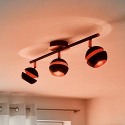 EGLO Plafoniera a LED Nocito, Soggiorno / Sala da pranzo, Metallo, Moderno, Plafoniera LED