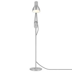 Anglepoise Lampada da terra di design Type 75, Cromo / Argento, Soggiorno / Sala da pranzo, Alluminio, Industriale, Lampada da terra