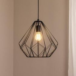 Lampada a sospensione Diamond Opviq, dimmerabile, Nero, Soggiorno / Sala da pranzo, Metallo, Moderno, Lampada a sospensione
