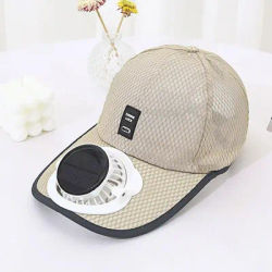 Chapeau de soleil respirant avec ventilateur solaire, casquette de baseball anti-UV avec ventilateur solaire, ventilateur USB rechargeable, chapeaux de soleil d'extérieur, chapeaux pare-soleil