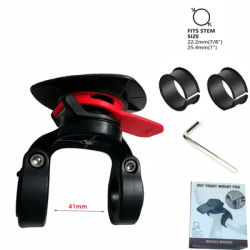 Motorcycle bike Secure Lock Bicycle Stem Phone Connector Mount Adjustable Foldable Bike Handlebar Stand Cycling Hardware Parts