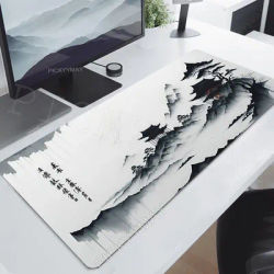 Tapis de bureau peinture à l'encre tapis de souris Gamer tapis de souris société tapis de bureau grand tapis de souris tapis de souris de Style chinois pour ordinateur