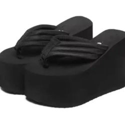 Sandales pour femmes, chaussures d'été tendance, sandales de plage pour femmes, sandales à talons hauts