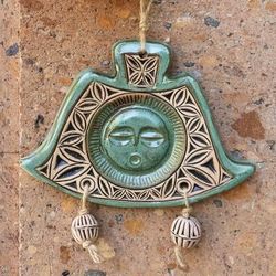 Green Daghdghan,'Handcrafted Traditional Green Ceramic Armenian Daghdghan'