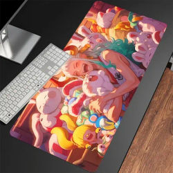 Tapis de souris kawaii Anime One Piece Yamato, tapis de bureau XXL étendu, accessoires de jeu antidérapants, tapis de souris pour ordinateur