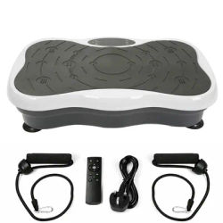 Vibrating Fitness Machine - Body Shaping Machine - Swinging Type for Fat Loss and Body Shaping - With Resistance Band and Remote Control - Home Vertical Vibrating Fitness Machine - With Bluetooth