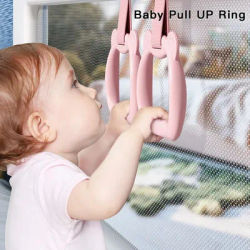 2pcs/set Baby Playpens Standing Exercise Rings Auxiliary Exercise Toddler Baby Activity Standing Rings Durable Rings