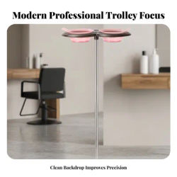 Salon Dye Stand with Weighted Base Heavy-Duty Hair Dye Bowl Holder Furniture Washable for Beauty Parlors