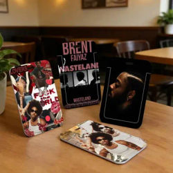 Porte-carte d'identité Singer B-Brent F-Faiyaz avec cordon tour de cou, porte-badge, lanière, porte-clés, étui pour cartes de travail, cadeau