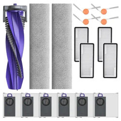 A74G-For NARWAL FLOW 2 Robot Vacuum 18 Pcs Accessories Kit- Complete Cleaning Solution Included