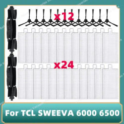 For TCL SWEEVA 6000 6500 Robotic Vacuum Cleaner Roller Brush Side Brush HEPA Filter Spare Parts Accessories