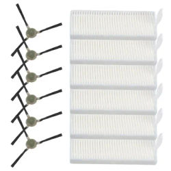 Replacement Parts 6Set Filters Side Brush For Lefant M330/M330 Pro Robot Vacuum Cleaner Home Cleaning Tools