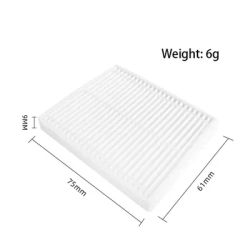 (A65I) 8Pcs for Xiaomi E10 E12 B112 Robot Vacuum Cleaner Replacement Parts Filter Accessories