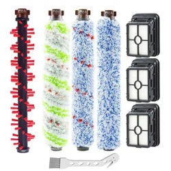 Hepa Filter Roll Brush For Bissell Crosswave 1785 2551 2328 2303 2305 2306 Cleaner Floor Pet Carpet Rug Parts 1866 1868 Wet Dry