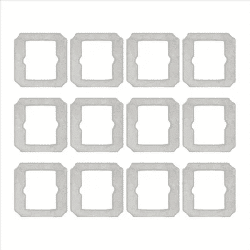 B89B-12 Pack Replacement Mop Pads For ECOVACS Winbot Mini Robot Vacuum Cleaner Accessories