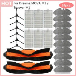 Compatibility For Dreame MOVA M1 / Trouver M1 Sweeping Machine Main Side Brush Mop Rag Cloth Hepa Filter Robot Vacuum Cleaner