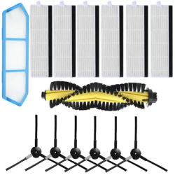 Vacuum Cleaner Main Roller Brush Hepa Filter Side Brushes for AMIBOT SPIRIT H₂O /SPIRIT X430 Robot Vacuum Cleaner Parts