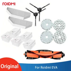 Original Roidmi EVA Accessories Main Brush Hepa Filter Side Brush Mop for Roidmi EVA Robot Vacuum Cleaner Replacement Parts