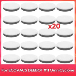 Compatible For ( ECOVACS DEEBOT X11 OmniCyclone ) Sponge Filter Cartridge, Pad Robot Vacuum Cleaner Replacement Part Accessories