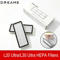 Original Dreame Filter L20 Ultra HEPA Filter Parts L30 Ultra / X20 / Robot Vacuum Cleaner HEPA Filter Accessories