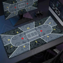 Tapis de Base antidérapant en caoutchouc, disposition de Poker de plusieurs tailles, grand tapis de bureau XXL Texas Holdem, Craps et Roulette, tapis de souris de jeu pour bureau