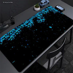 Tapis de souris Sakura Japon, tapis de souris à fleurs de cerisier XXL, ordinateurs portables, jeux, grand tapis de bureau, anime, tapis de bureau, clavier de jeu, tapis d'ordinateur