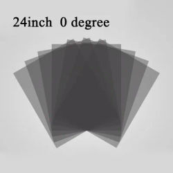 Nouveau 24 pouces 24 pouces 0/45/90 degrés brillant LED/LCD polarisant Film pour LCD LED IPS écran pour TV LCD moniteur Super clair