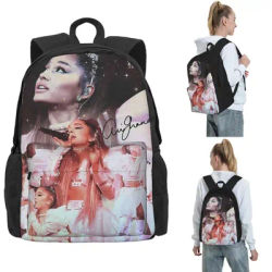 Musique R et B le meilleur chanteur Ariana Grande sacs à dos garçons filles Bookbag étudiants sacs d'école voyage sac à dos sac à bandoulière