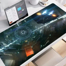 GAME Elite-Tapis de souris de jeu Anime, tapis de jeu, tapis de bureau, tapis d'ordinateur HD, tapis de joueur, tapis de bureau, tapis de bureau, tapis souple pour ordinateur portable, Cs lol média