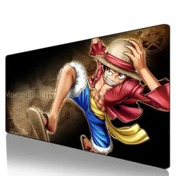 Tapis de souris One Piece Luffy Gamer PC, tapis de bureau XXL 900x400, tapis de clavier, tapis d'anime, accessoires de jeu