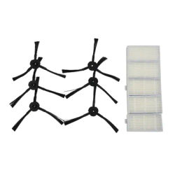 Side Brush+Filter Kit For Lidl For SilverCrest SSR 3000 A1 Robotic Vacuum Cleaner Spare Parts Replacement Accessories