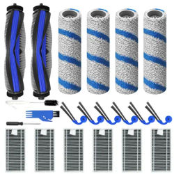 Accessories Kit For ECOVACS For DEEBOT X11 OmniCyclone Robot Vacuum With Main Brush Side Brush Filter And Roller Mop Pads