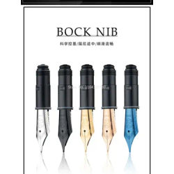 BOCK-Stylo plume de remplacement pour Asvine, fournitures d'écriture scolaire et de bureau, accessoires pour stylos, tailles EF, F, M, B, P36, P50, n ° 6