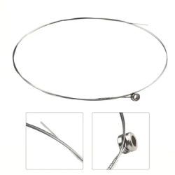 1 Corde de Guitare Acoustique (E, B, G, D, A) – Calibres 012, 014, 024, 027, 035, 040 – Remplacement pour un Son Exceptionnel – Cœur en Acier