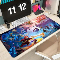 Tapis de souris Game N-Ninjago Masters of S-Spinjitzu, grand tapis de bureau 600x300mm, tapis de table pour PC Gamer, impression haute qualité