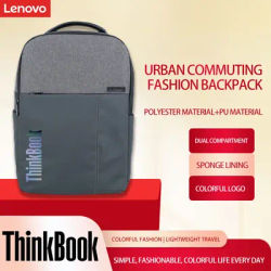 Sacoche pour ordinateur portable Lenovo Thinkbooktb520-B sac à dos d'affaires noir gris 15.6 pouces sacoche pour ordinateur portable