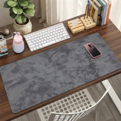 Tapis de Souris à Motif Texturé, Design Simple et Élégant, Grand Tapis de Bureau pour Ordinateur, Tapis XXL pour Clavier Mécanique, Tapis Long