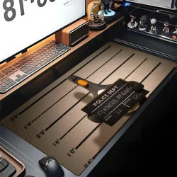 Tapis de Souris Gaming Grand Format Wallace et Gromit avec Bord Antidérapant pour Ordinateur, Tapis de Bureau en Caoutchouc pour Gamer, Tapis de Souris Artistique Anime pour Ordinateur Portable