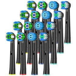 Têtes de rechange pour brosse à dents électrique Braun Oral-B, recharge, vitalité, action de fil dentaire, Pro1000, Pro 3000, Pro 5000, Pro 7000