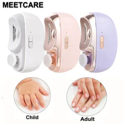 Electric Nail Clipper 2-in-1 Manicure Polishing Machine for Adult And Baby Fingernails - Automatic Trimmer And Cutter Grinder