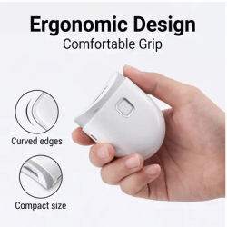 Rechargeable Automatic Electric Nail Trimmer – Grinding + Polishing + LED Light, Manicure Tool for Baby & Adult