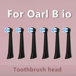Têtes de brosse de remplacement compatibles avec la série Oral-B IO, poils doux en DuPont pour brosse à dents électrique IO 2.