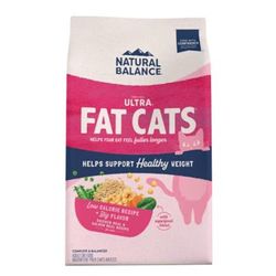 Fat Cats Low Calorie Chicken & Salmon Meal for Adult Dry Cat Food, 15 lbs.