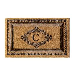 Estate Monogrammed Coco Door Mat - 30" x 48", K - Frontgate