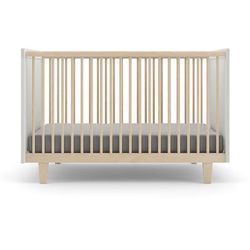 Oeuf Rhea Crib - White/Birch