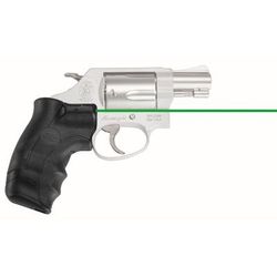 Crimson Trace Smith and Wesson J-Frame Revolver Round Butt Lasergrip Green Laser Sight