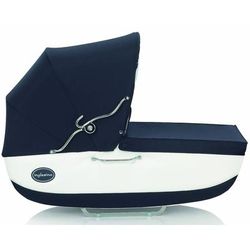 Inglesina Classica Bassinet with Diaper Bag in Navy/White