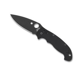 Spyderco Manix 2 XL PlainEdge G-10 Steel Black Blade Black C95GPBBK2
