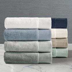 Set of 2 Egyptian Cotton Bath Towels - Carbon, Washcloths - Frontgate